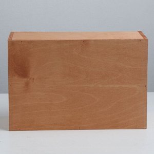 Ящик подарочный деревянный «Для тебя», 20 * 30 * 12 см
