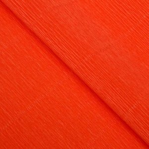 Бумага для поделок и упаковки, Cartotecnica Rossi, гофрированная, оранжевая, 0,5 х 2,5 м