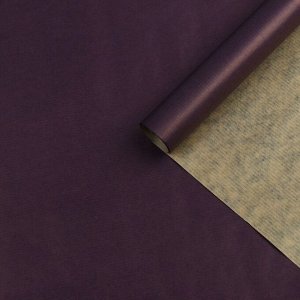 Бумага упаковочная крафт "Фиолетовый", 0,7 х 10 м, 40 г/м?