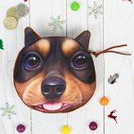 Мягкий кошелек «Пёсик», с язычком