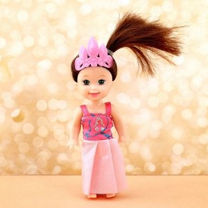 Кукла-малышка "Принцесса Эмма" в платье, МИКС