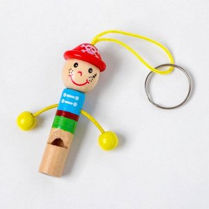 Деревянная игрушка  Свисток "Человечек", в асс. 71200
