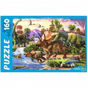 Пазл 160 элементов «Динозавры»