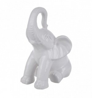 Декор 1030-WHIT Слон 15,5*12,5*19,5cm керамика