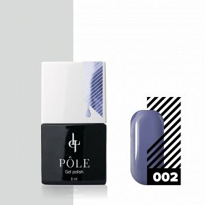 Цветной гель-лак "POLE" №002 - фиолетовый тюльпан (8 мл.)