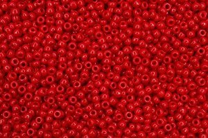 Бисер японский TOHO круглый 10/0 #0045 красный перец, непрозрачный, 10 грамм