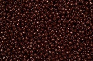 Бисер японский TOHO круглый 10/0 #0046 коричневый, непрозрачный, 10 грамм