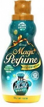 Кондиционер-ополаскиватель для белья и одежды &quot;Aroma Viu Magic Perfume Softner Pure Forest&quot; с кристальным ароматом летнего леса 1 л / 12