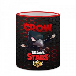 Кружка с полной запечаткой « BRAWL STARS CROW»