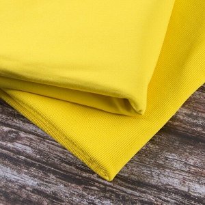 Ткань футер с лайкрой 2210-1 цвет желтый