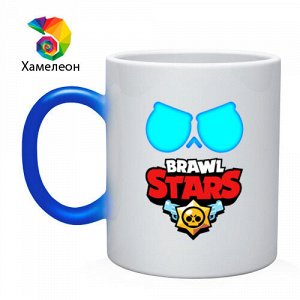 Кружка хамелеон «BRAWL STARS 8-BIT»