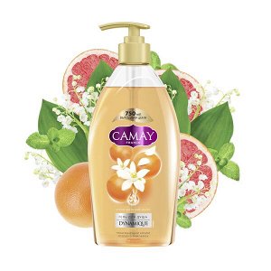CAMAY Динамик парфюмированный гель для душа с ароматом розового грейпфрута для всех типов кожи 750 мл