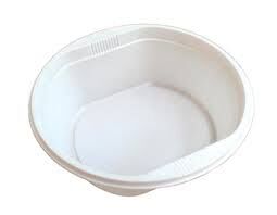 Миска (тарелка) одноразовая пластиковая, 600 мл, белая , 50 шт.