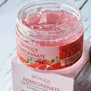 786049 BIOAQUA POMEGRANATE Ночная маска для лица с экстрактом красного граната, 120 г,12 шт/уп