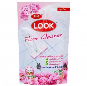 Средство для мытья пола Look Пыль на замок с ар. розы, 800мл, мягкая упаковка/Таиланд