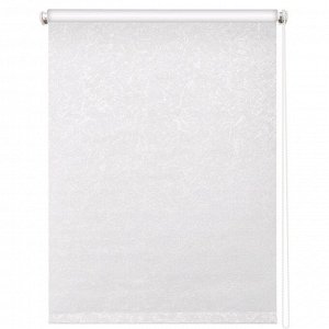 Рулонная штора «Фрост», 180 х 175 см, блэкаут, цвет белый