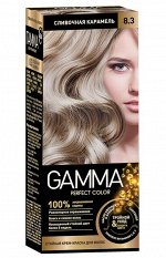 GAMMA стойкая крем-краска т. 8.3 Сливочная карамель , Гамма