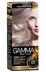 GAMMA стойкая крем-краска т. 9.31 Золотисто-пепельный блонд /20/