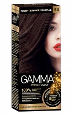 GAMMA стойкая крем-краска т. 5.0 Пленительный шоколад /20/
