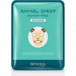 BIOAQUA ANIMAL SHEEP Питательная маска-салфетка для лица, 30 г