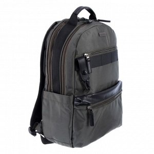 Рюкзак молодежный эргономичная спинка, deVENTE 44 х 32 х 16 см, Business, серо-зелёный