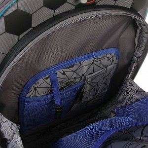 Рюкзак каркасный, Hummingbird TK, 37 х 32 х 18 см, с мешком для обуви, «Футбол»