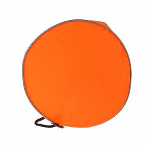 Мешок для обуви и мячей Calligrata стандарт, круглое дно, 360 х 220 мм, плотность 210 D, оранжевый