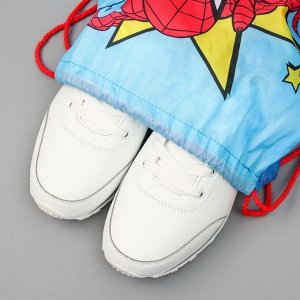 Мешок для обуви 420 х 350 мм, «Человек-паук», Человек-паук