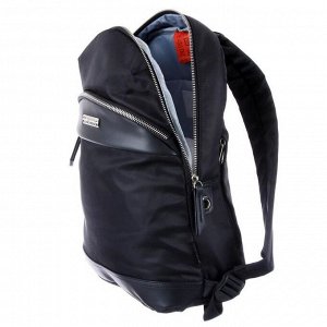 Рюкзак молодежный deVENTE Business, 37 х 27 х 12 см, 1 отеление, 2 передних кармана, чёрный
