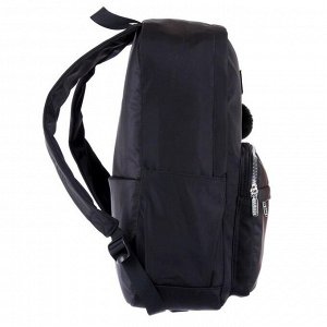 Рюкзак молодежный deVENTE, 44 х 31 х 20 см, OK, чёрный