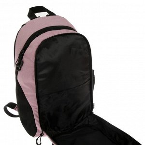 Рюкзак молодёжный, Luris «Тейди», 44 х 28 х 18 см, эргономичная спинка, розовый