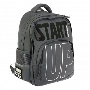 Рюкзак школьный Bruno Visconti, 40 х 30 х 19 см, эргономичная спинка, Start Up, пенал в подарок