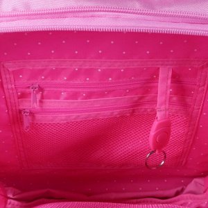 Рюкзак каркасный Hatber Ergonomic Classic 37 х 29 х 17, для девочки "Няшка", розовый