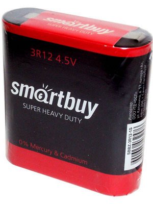 Батарейка солевая Smartbuy 3R12/1S (12/144)  (SBBZ-3R12-1S)