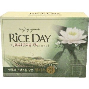 Мыло туалетное LION Korea Rice Day 100г Экстракт лотоса