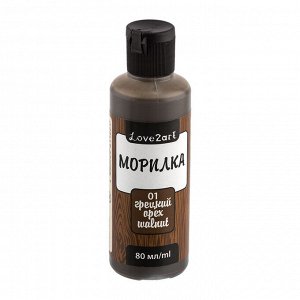 "Love2art" морилка LAS-80 80 мл 01 грецкий орех