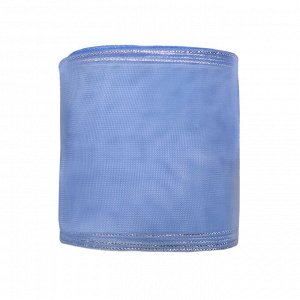 Лента капроновая арт. 3651 № 144 ДС голубой с серебром шир. 80 мм