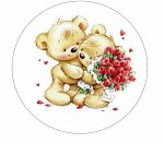 Вафельная картинка на торт D -14.5 см