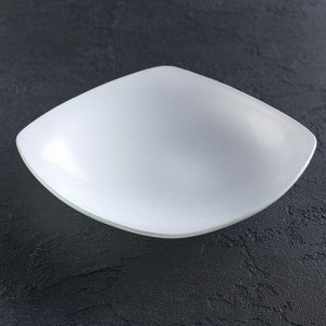 Тарелка 21,5х21,5 см, цвет белый