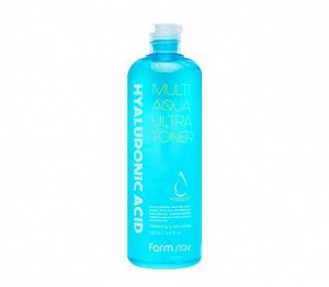 FarmStay Тонер увлажняющий с гиалуроновой кислотой Hyaluronic Acid Multi Aqua Ultra Toner