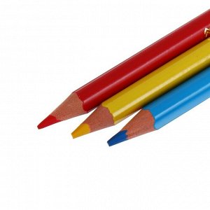 Цветные карандаши 12 цветов, для подростков и взрослых, трёхгранные, BIC Color Up