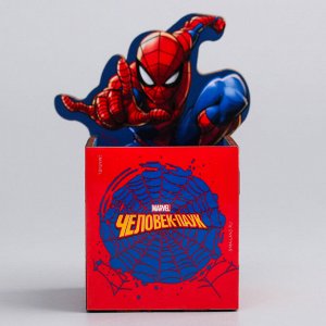 Органайзер для канцелярии "Супергерой", Человек-паук , 65 х 70 х 65 мм