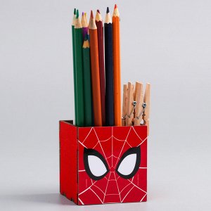 Органайзер для канцелярии Spider-man, Человек-паук, 65 х 70 х 65 мм