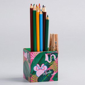 Органайзер для канцелярии "Минни с фламинго", Минни Маус, 65 х 70 х 65 мм