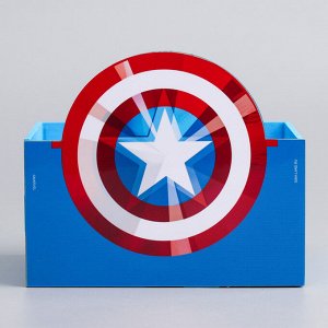 Органайзер для канцелярии "Капитан Америка", Мстители, 150 х 100 х 80 мм