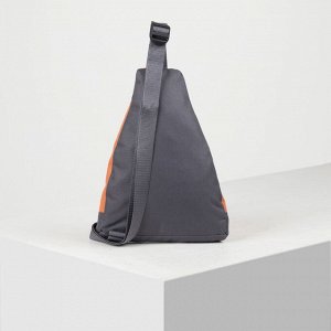 Рюкзак для обуви, отдел на молнии, цвет оранжевый