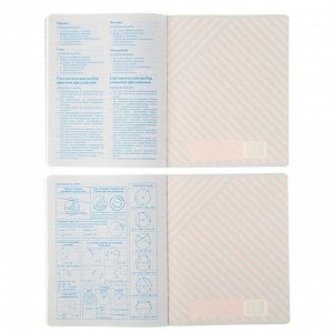Комплект предметных тетрадей 48 листов «Диагональные полосы», 10 предметов, обложка мелованный картон, выборочный УФ-лак, блок офсет