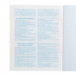 Тетрадь предметная «Пачки чипсов», 48 листов в клетку «История», обложка мелованный картон, УФ-лак