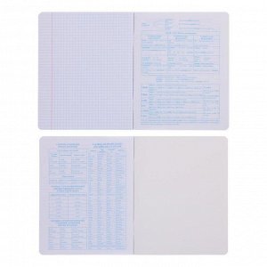 Тетрадь предметная «Меловая доска», 48 листов в клетку «Английский язык», обложка мелованный картон, УФ-лак