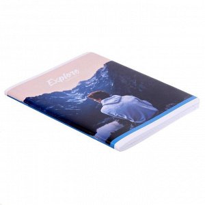 Тетрадь 96 листов в клетку «Путешествия. Explore», обложка мелованный картон, ВД-лак, блок офсет, МИКС